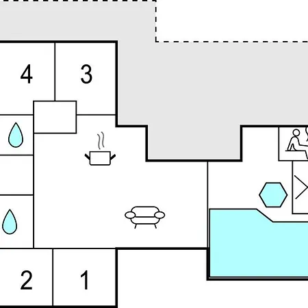 Prázdninový dům Lovely In With Sauna