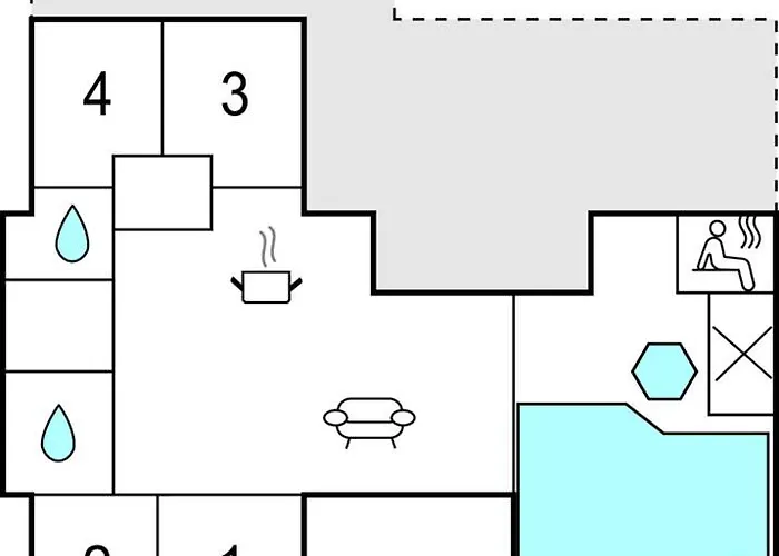 Prázdninový dům Lovely In With Sauna